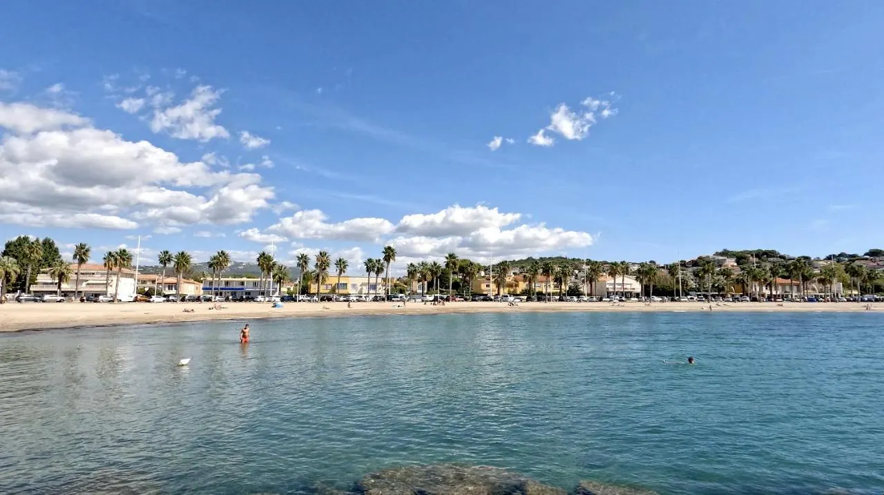 Plage Bonnegrâce à Sanary Six-Fours-les-Plages France